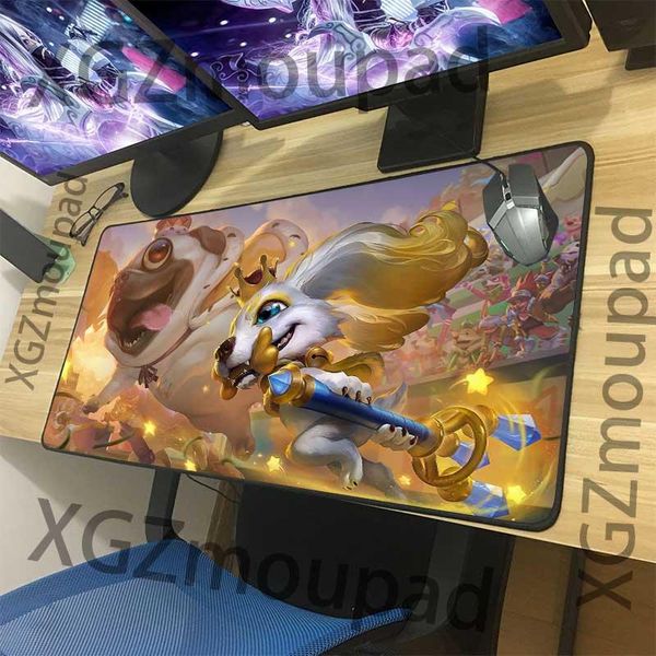 

mouse pads & wrist rests xgz anime animal pet dog custom large gaming pad black lock edge computer table mat non-slip personality ca