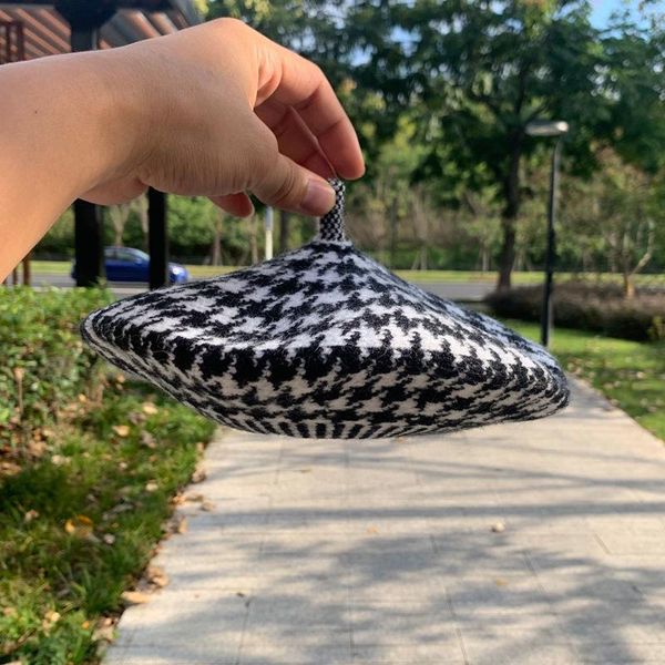 

caps & hats autumn and winter baby beret korean version of lovely knitted wool girl hat boy fashionable children's, Yellow