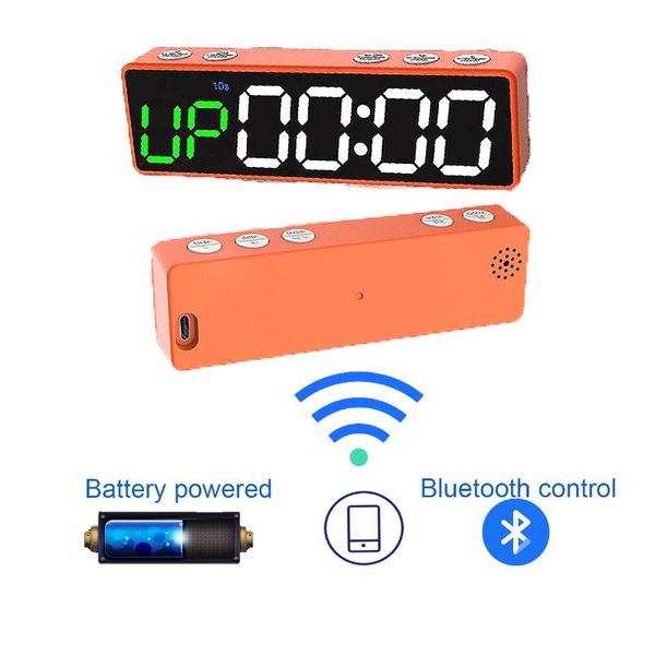 

desk & table clocks mini bluetooth interval sport countdown clock gym rbq20mini