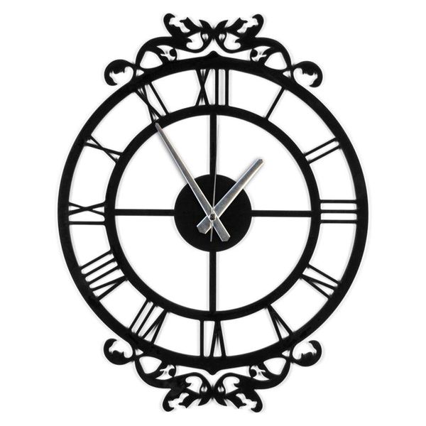 

wall clocks lace decorative classic wooden circular clock modern abstract design home style luxury decoration art decor for living room quar