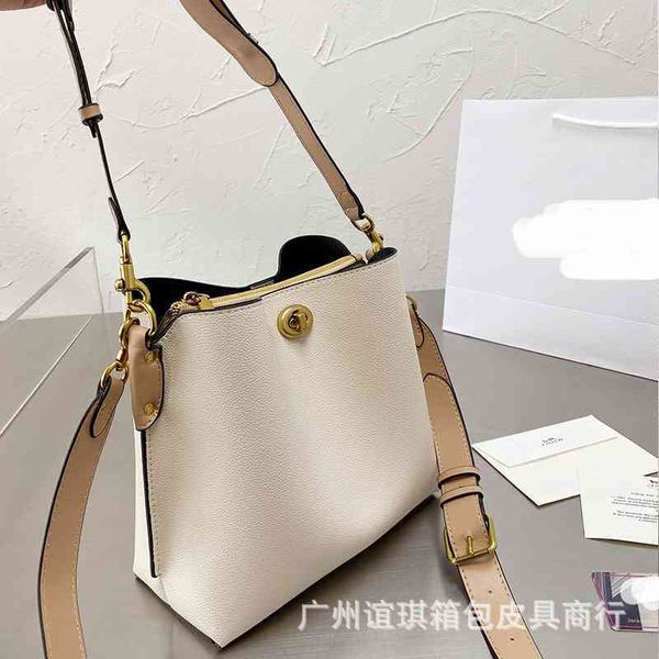 

designer bags akend c family's charlie bucket leather commuting shoulder large capacity women's fashion zhouzhoubao123 old bag flo