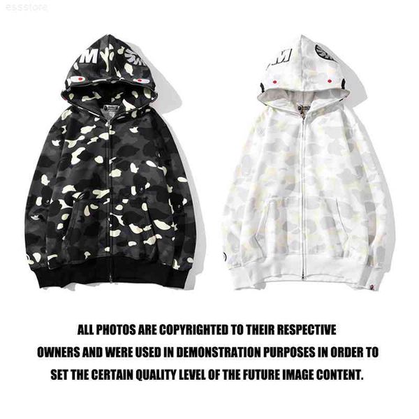 

jerseys hoodies brand luminous spot camouflage sweater youth fashion large loose coat hoodie, Black