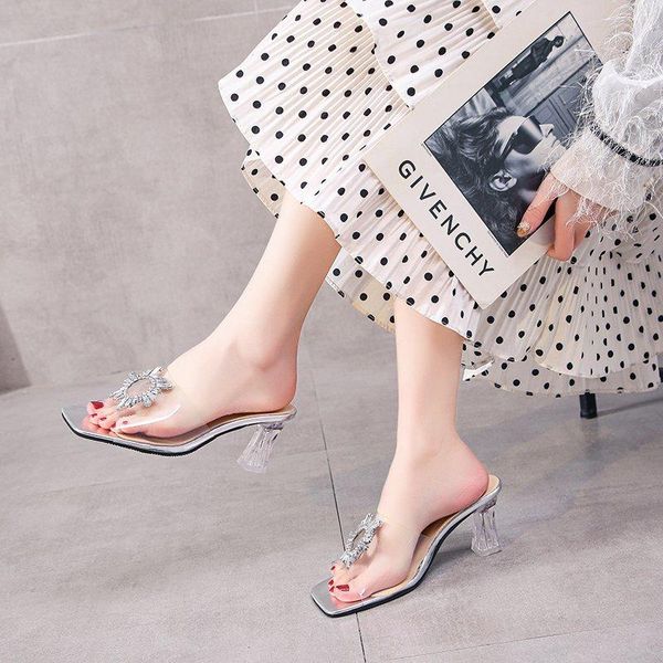 

summer  cm high heels retro women's sandals womens shoes outdoor slippers wear to comfortable diamond style sell, Black