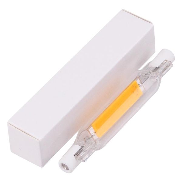 

bulbs glass tube led r7s bulb 78mm 118mm dimmable lamp 15w 40w ac220v 240v corn light replace halogen floodlight