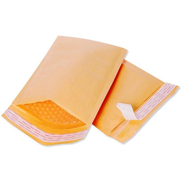 

50pcs 130x170mm kraft bubble film mailing envelope bags with customizing