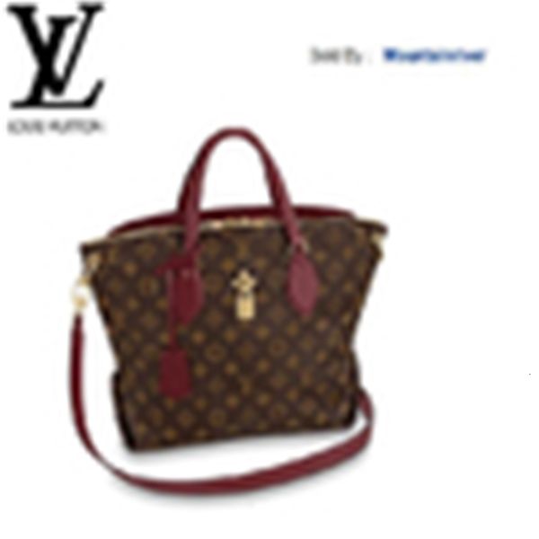 

bag brand designer luxury dxwj m44348 flower zipped tote mm bordeaux body women handbags iconic bags shoulder bags totes cross clutches