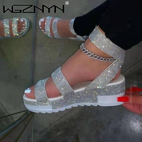 

sandals 2021 summer women's gladiator ladies flat platform colorful shoes woman casual beach open toe shoe, Black