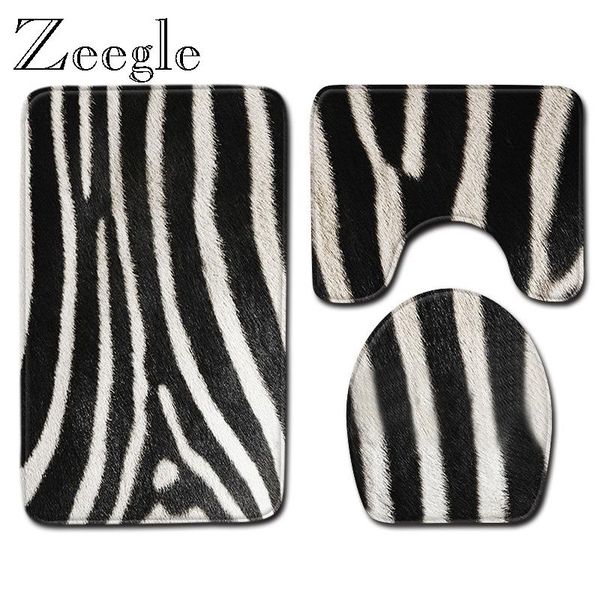

bath mats zeegle toilet set absorbent pedestal rug flannel soft foot mat washable seat cover anti slip 3pcs