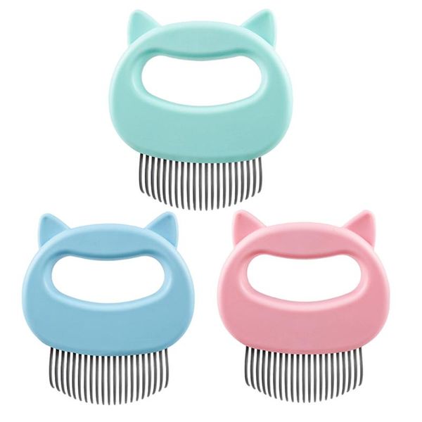 

shell cat hair removal comb puppy grooming hair cleaning comb pet products massage combs shell animal needle brush