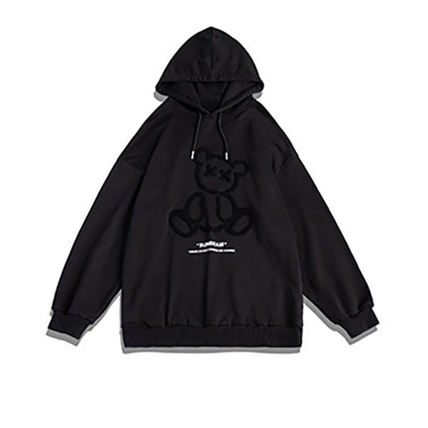 

men's 2021 new casual sweatshirt hoodie men fashion male sweatshirt, Black
