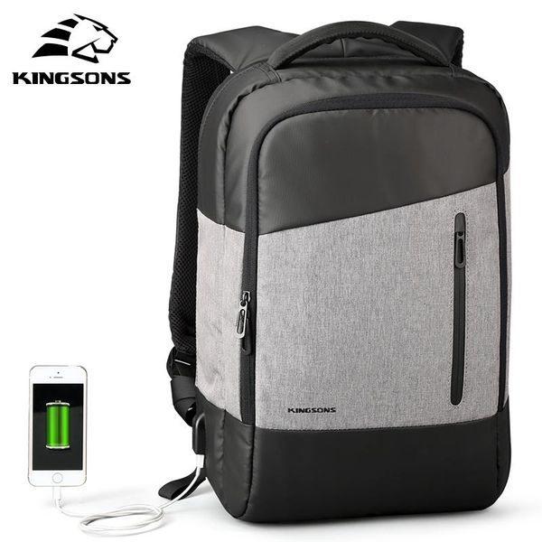 

backpack kingsons men w/ phone sucker &usb charge lap15.6 inch women school bags for teenagers boys girls
