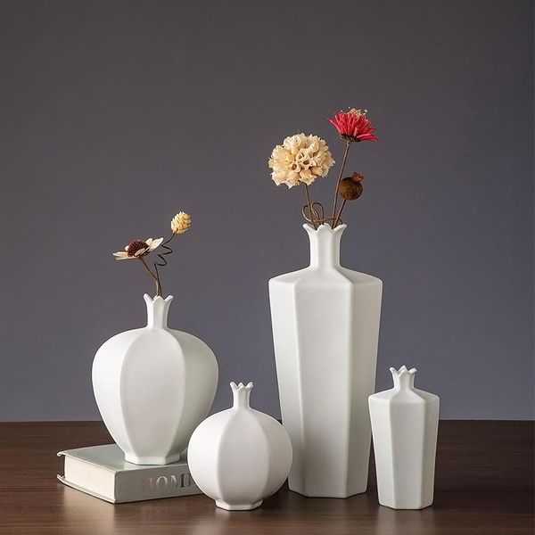 

vases ceramic vase handmade marbling pomegranate round geometry modern home decoration flower arrangement accessories chinese style