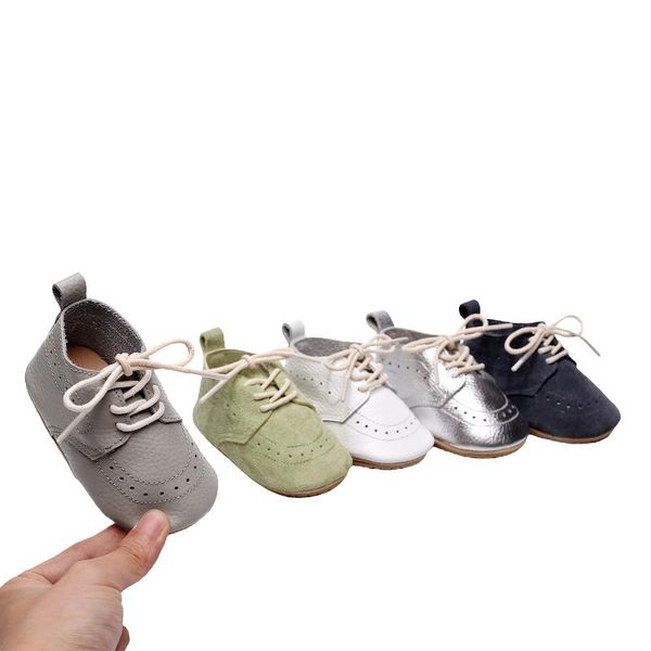 

first walkers baby shoes pu leather boy girl multicolor toddler rubber sole anti-slip infant kids moccasins