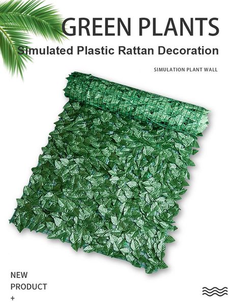 

fencing, trellis & gates 1pc artificial garden fence ivy privacy faux hedge leaf vine wall screen for balcony terrace yard