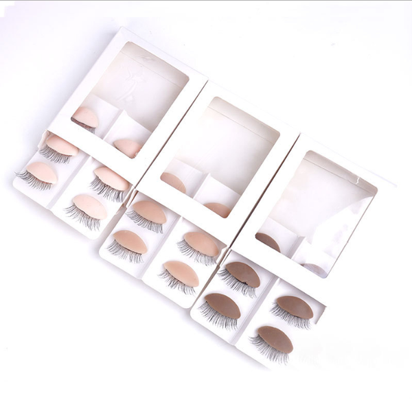 

false eyelashes 50pcs lashes accessories mannequin for dummy eyelash extension supplies set practice