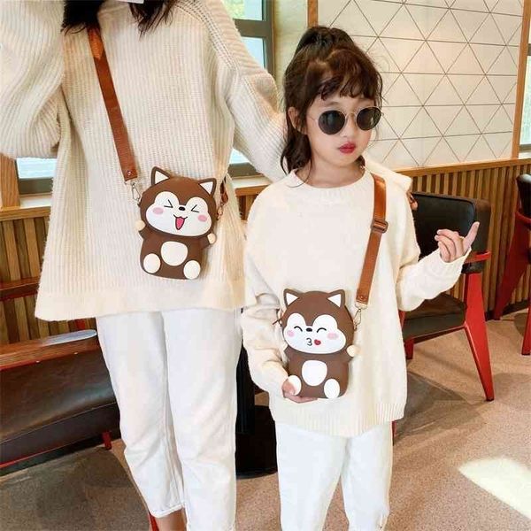 

cartoon zero wallet fashion cute boy girl silicone animation modeling one shoulder messenger bag