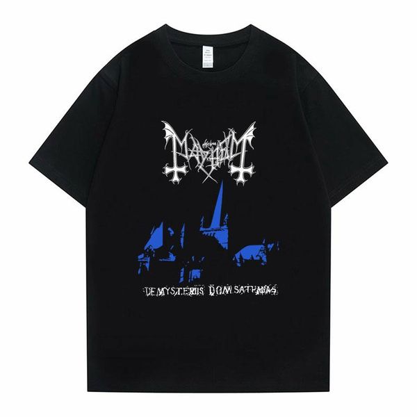 

men's t-shirts vintage the true mayhem t shirt black darkthrone immortal t-shirt men hip hop harajuku tee women personality summer tshi, White;black