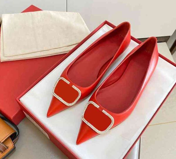 

pointed toe mid-heel v-shaped metal buckle single shoes stiletto black leather hollow sandals women