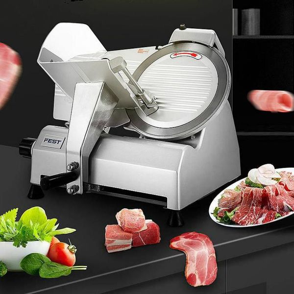 

meat grinders electric slicer frozen cutting machine semi-automatic beef/lamb slice 10 inch slicing maker