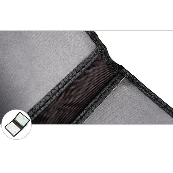 

card holders pu leather holder soft mini men wallet foldable fashion credit purse id case multi slot money coin slim thin business, Brown;gray