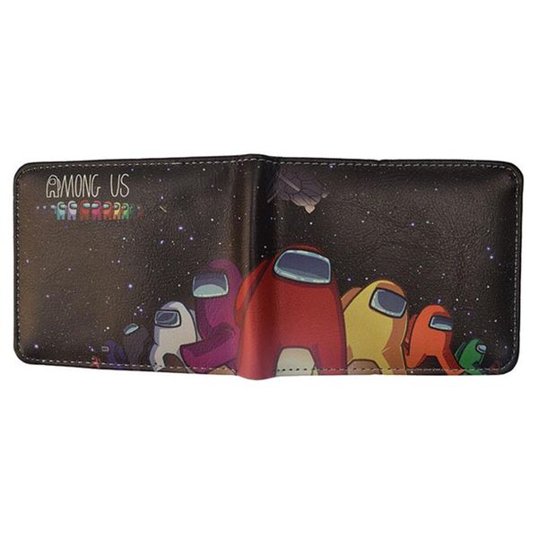 

cartoon wallets coin pocket p boys and girls short purse, Red;black