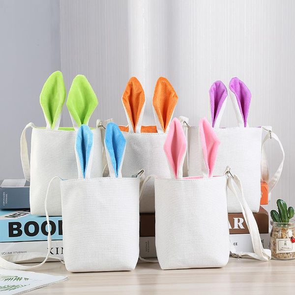

easter rabbit bucket 5 cartoon christmas bags bunny gift bag shopping canvas party bags ear decoration shoulder colors anmcq, Red;black