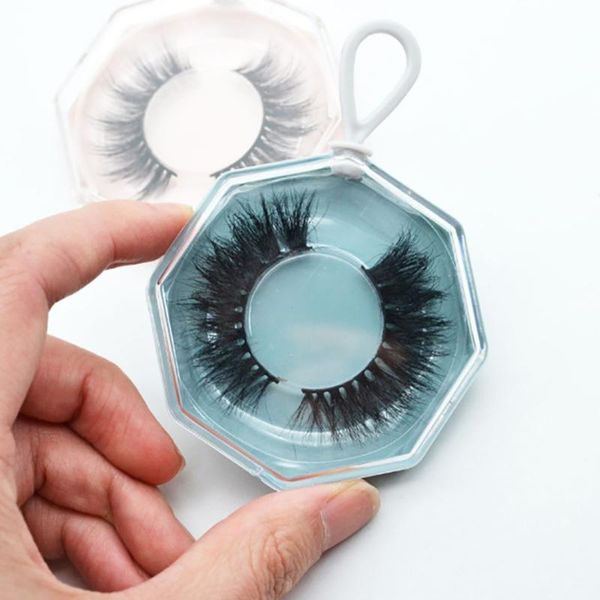 

false eyelashes case storage keychain box eye lashes container holder compartmen