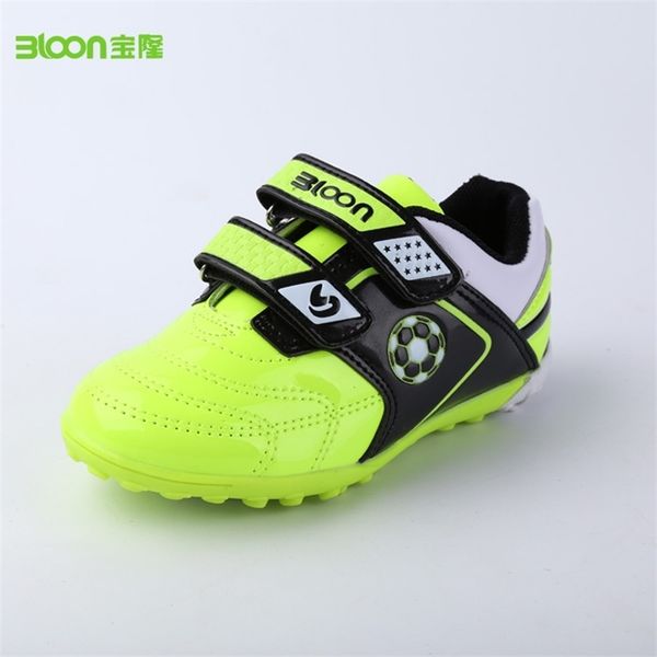 

bloom football velcro indoor training children's shoes, Black