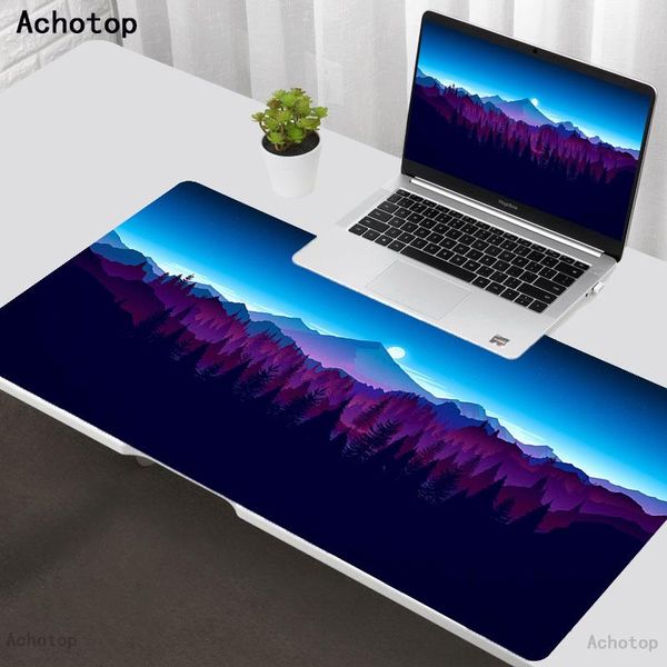 

mouse pads & wrist rests deep forest firewatch custom keyboard gaming mousepad xxl 400x900mm esport desk mat rubber pad customization tappet