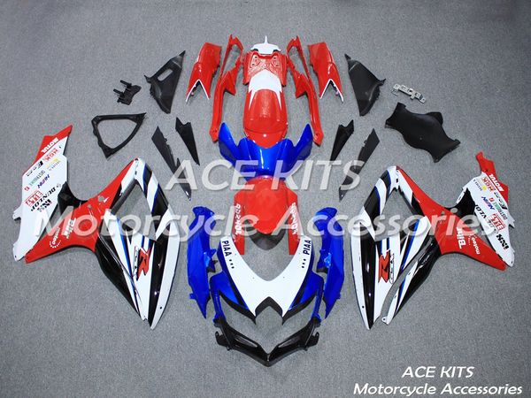 ACE KITS 100 % ABS-Verkleidung Motorradverkleidungen für Suzuki GSXR 600 750 K8 2008 2009 2010 Jahre Eine Vielzahl von Farben Nr. 155V1