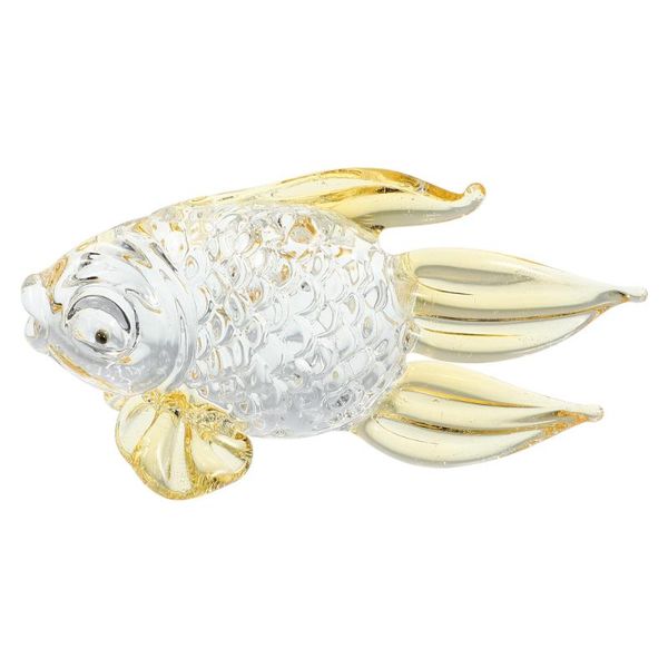 

decorations 1pc lovely glass fish figurine chic home decoration collection gift