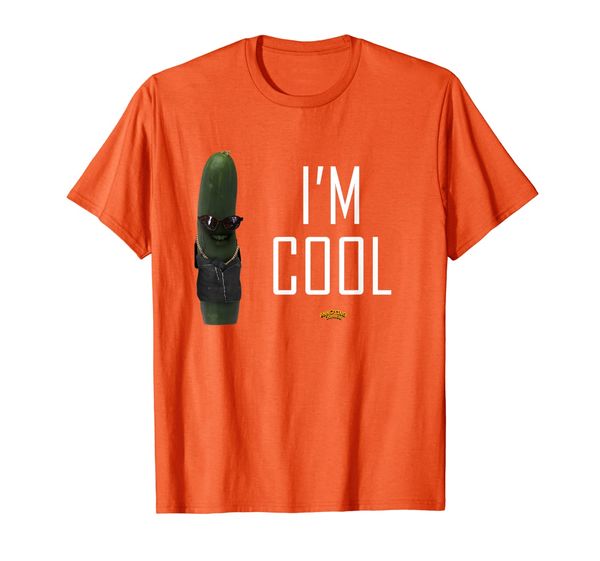 

Annoying Orange I'm Cool Cucumber Joke T-Shirt, Mainly pictures