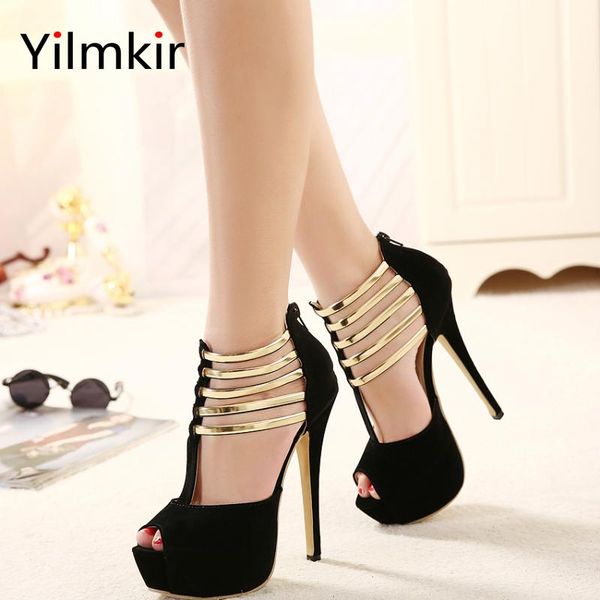 

dress shoes stiletto women high heels casual all match thick soled super fashion and elegant dinner party, Black