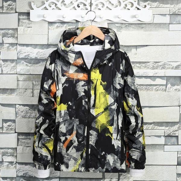 

men's jackets zipper windbreaker camouflage print coats jacket male 2021 spring autumn long sleeve hooded coat outwear 7xl, Black;brown
