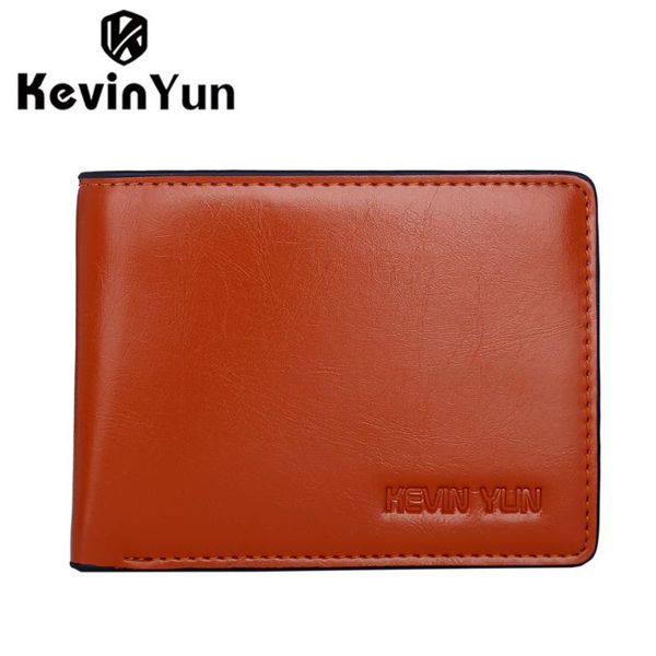

wallets kevin yun designer vintage men pu leather wallet purse, Red;black