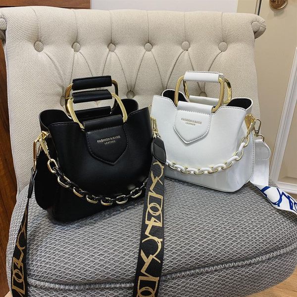

evening bags luxury women's shoulder handbag pu leather quality messenger casual fashion classic bag chains
