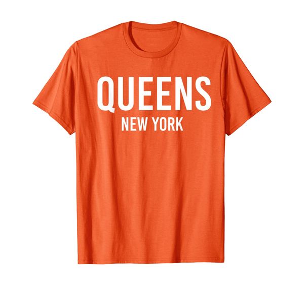 

queens new york ny usa patriotic vintage sports t-shirt, White;black