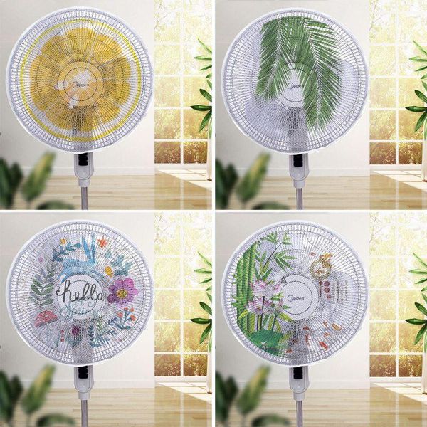 

other household sundries electric fan dust cover mesh safety protector net round stand finger guard dustproof storage bag home decor