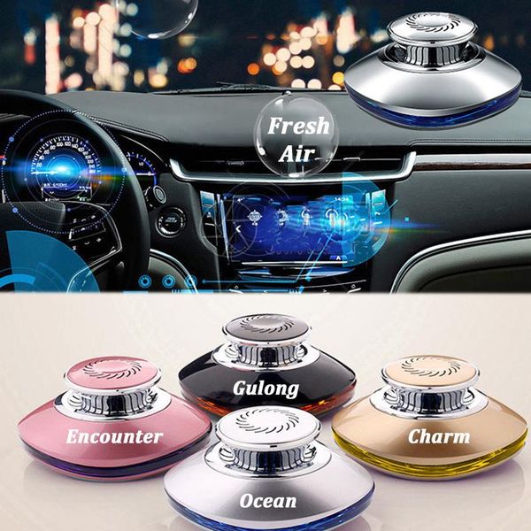 

car air freshener perfume flavor ufo shape scent interior smell essential oil block