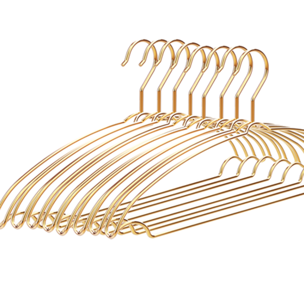 

hangers & racks 5 pcs/lot anti-skid 304 stainless steel clothes hanger household traceless wide shoulder coat drying rack