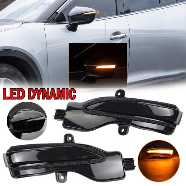 

emergency lights 2pcs side mirror indicator dynamic blinker led turn signal light for cx-5 cx5 ke 2021 facelift model (2021.5)