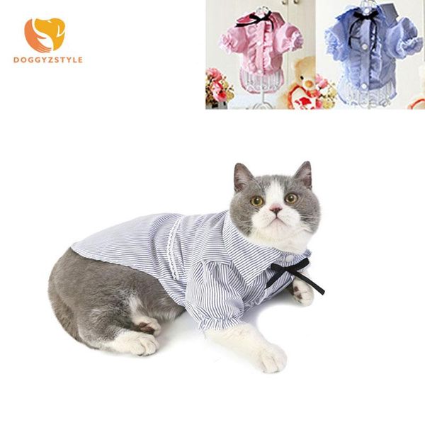 

cat clothes summer thin shirt pet clothing kitten cute cat costume