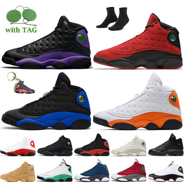 

2021 jumpman 13 mens basketball shoes 13s court purple retro reverse bred hyper royal starfish flint obsidian sports trainers sneakers he go