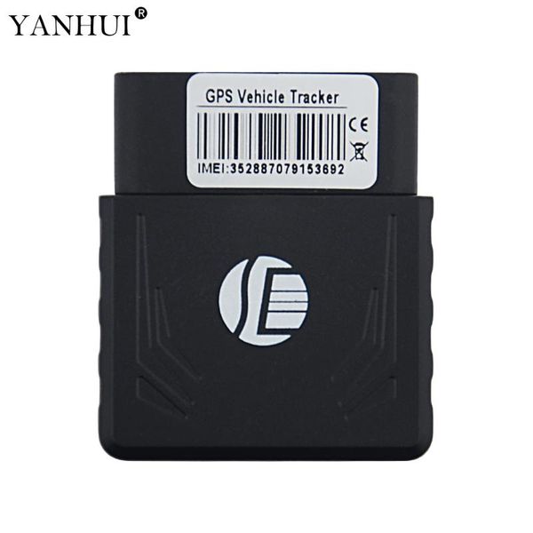 

car gps & accessories smart tracking with mini obd gprs tracker tk306 plug play real-time movement geo-fence alarm