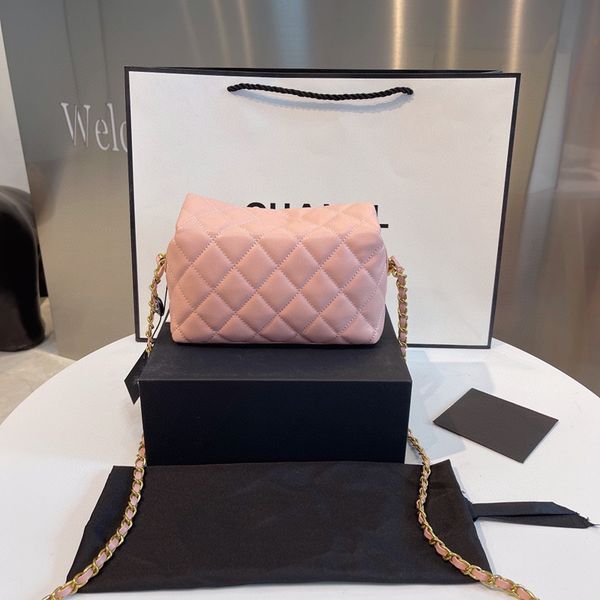 

Hobo Bag 2C logo Genuine Leather Shoulder Bags Cross Body Pink White Black Fanny Pack Big Wallet for Women Brand Designer Lady Pouch Perfume