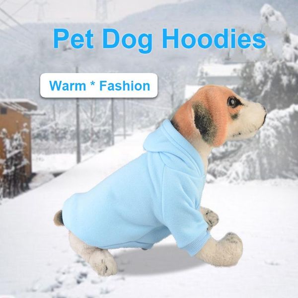 

warm pet dog clothes hoodies autumn winter dog zipper sweater pet clothing for small medium dogs teddy bichons