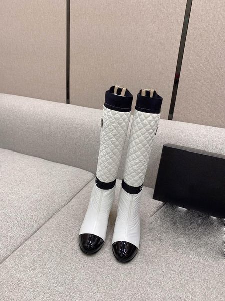 

boots 2021 winter women's long tube knight warm and cold proof fashion, Black