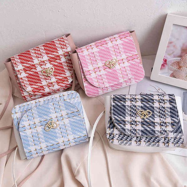 

handbag women's small bag 2021 fashion versatile checkered square single shoulder messenger manual