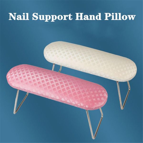 

nail art equipment table desk hand pillow cushion rest waterproof support holder, Silver