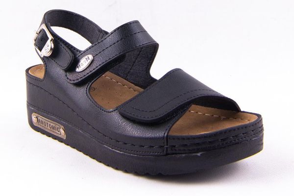 

sandals orthopedic women black summer shoes woman plus heels casual platform